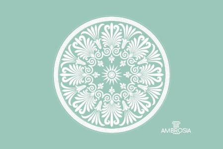 Ambrosia restaurant logo design