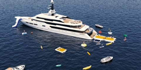 yacht rendering