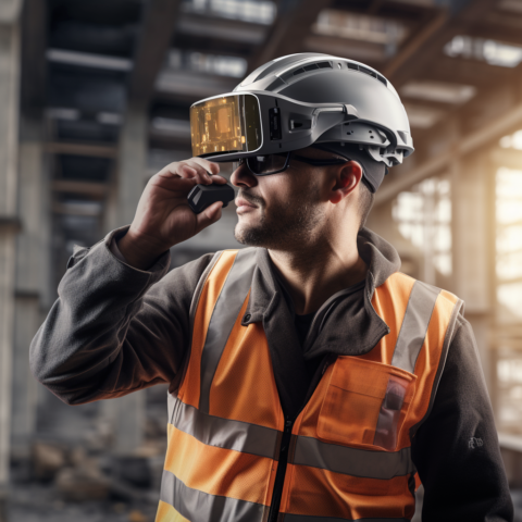 VR training in construction