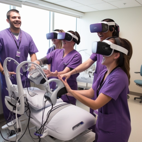 VR training in medical