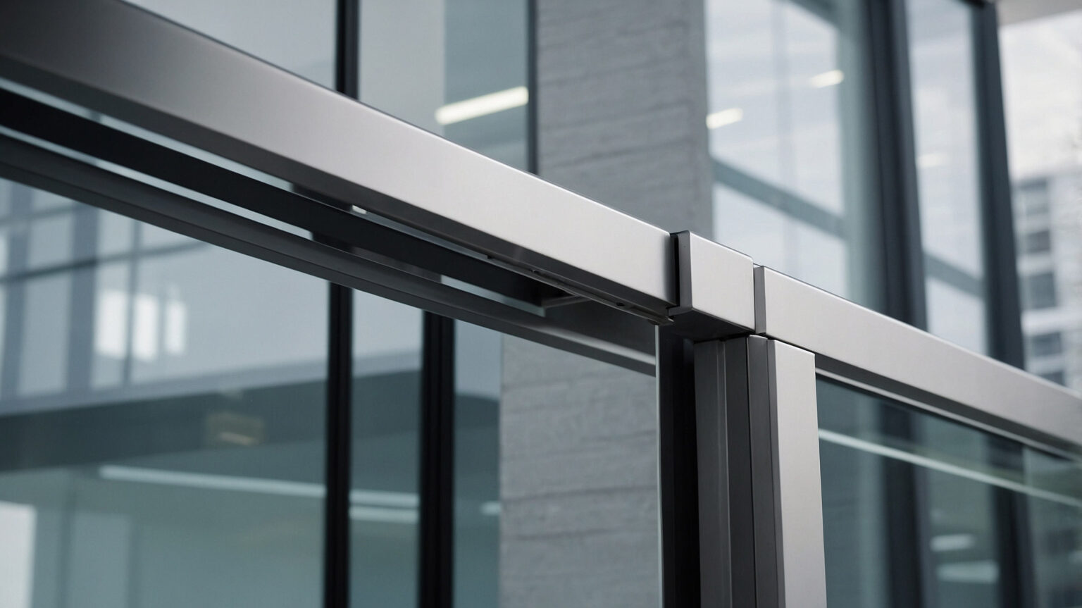 Aluminium Sliding Systems - 3D Rendering of of Aluminium Frames