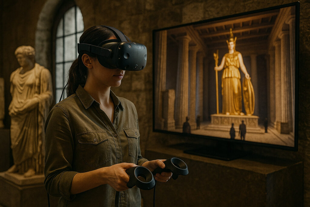 interactive museum installations Greece