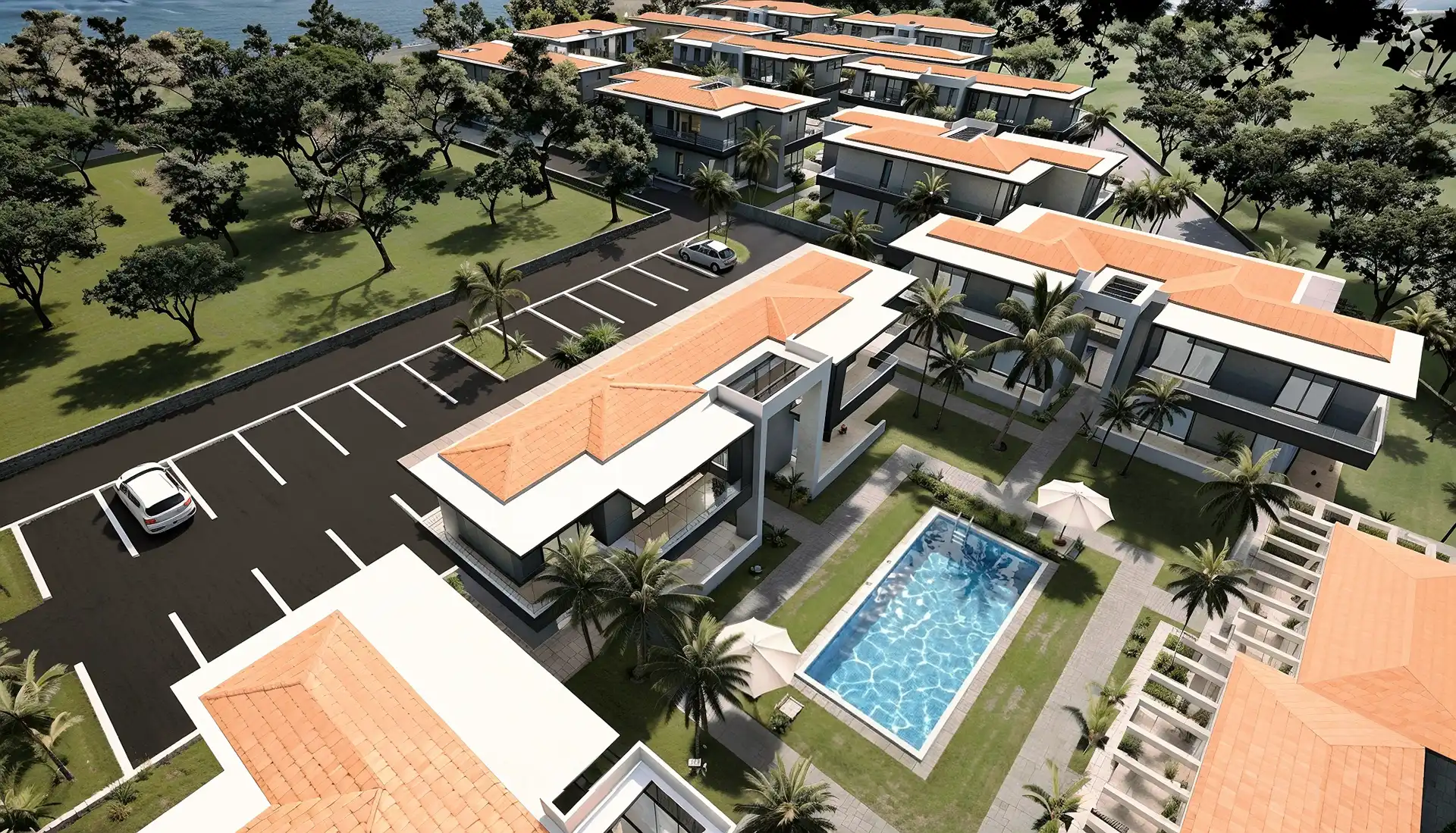 Exterior VR walkthrough for Kourtidis Group real estate development