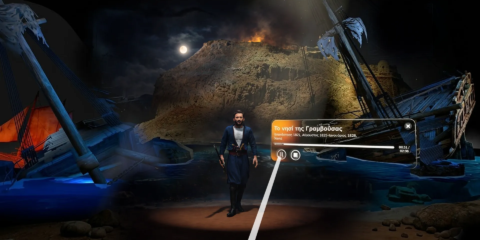 Gramvousa revolution scene reconstruction in VR