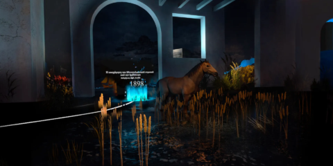 VR scene for modern Cretan history chapter