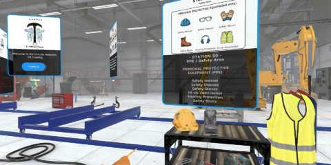 VR safety training for industry