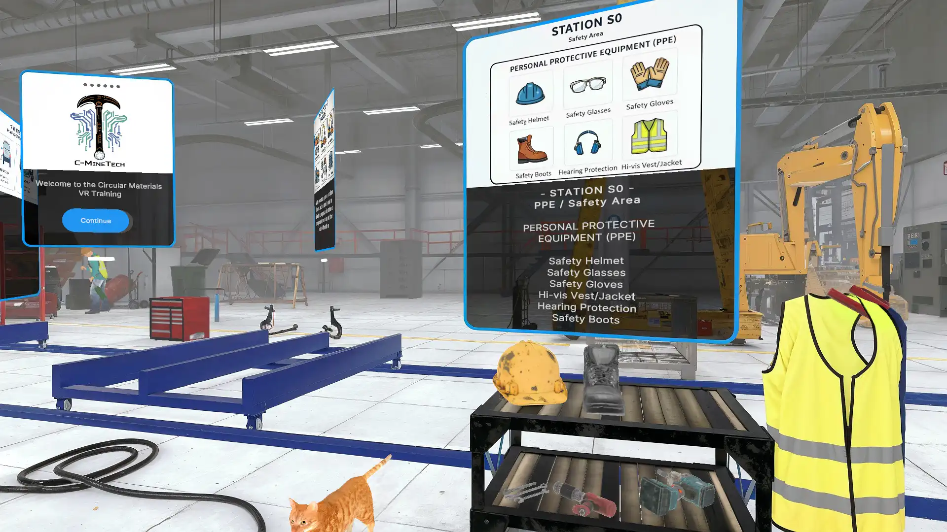 VR safety training for industry