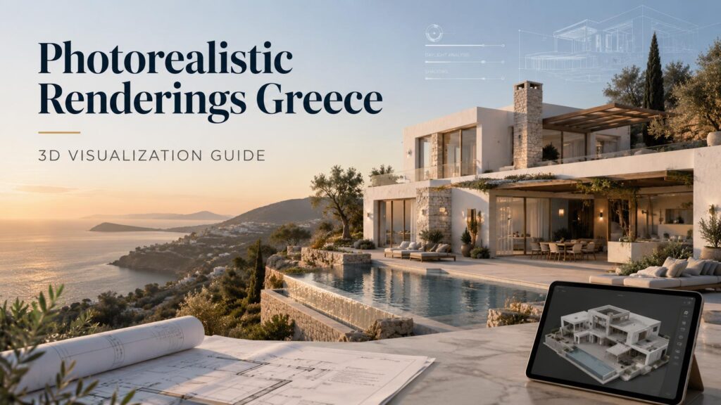 photorealistic renderings Greece