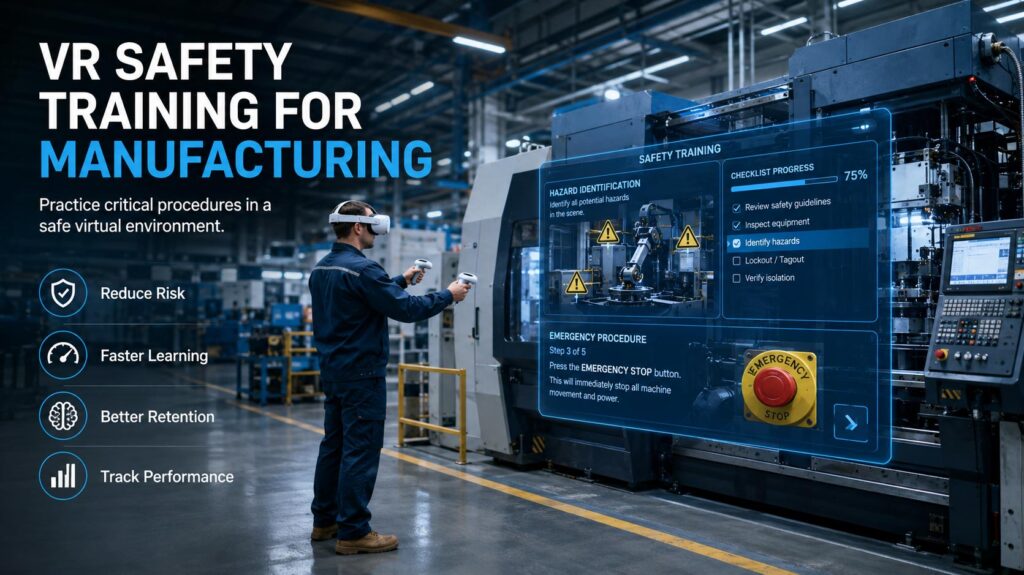 VR training for manufacturing