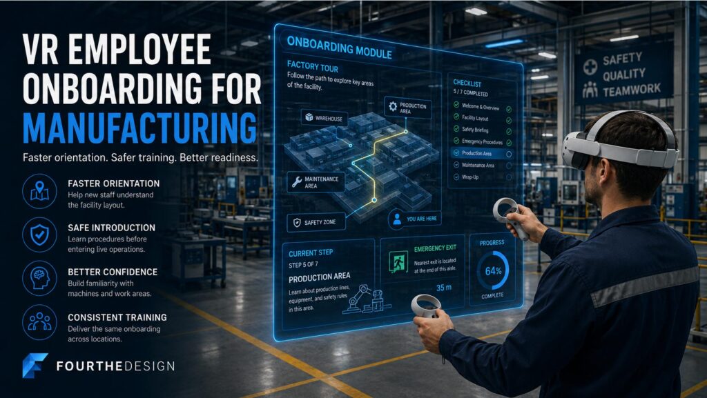 VR training for manufacturing