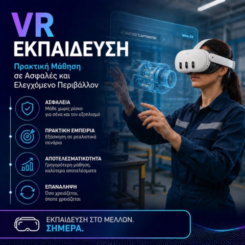 VR Εκπαίδευση: Πρακτική Μάθηση σε Ασφαλές & Ελεγχόμενο Περιβάλλον
