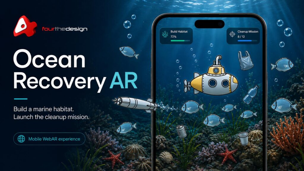 WebAR underwater game