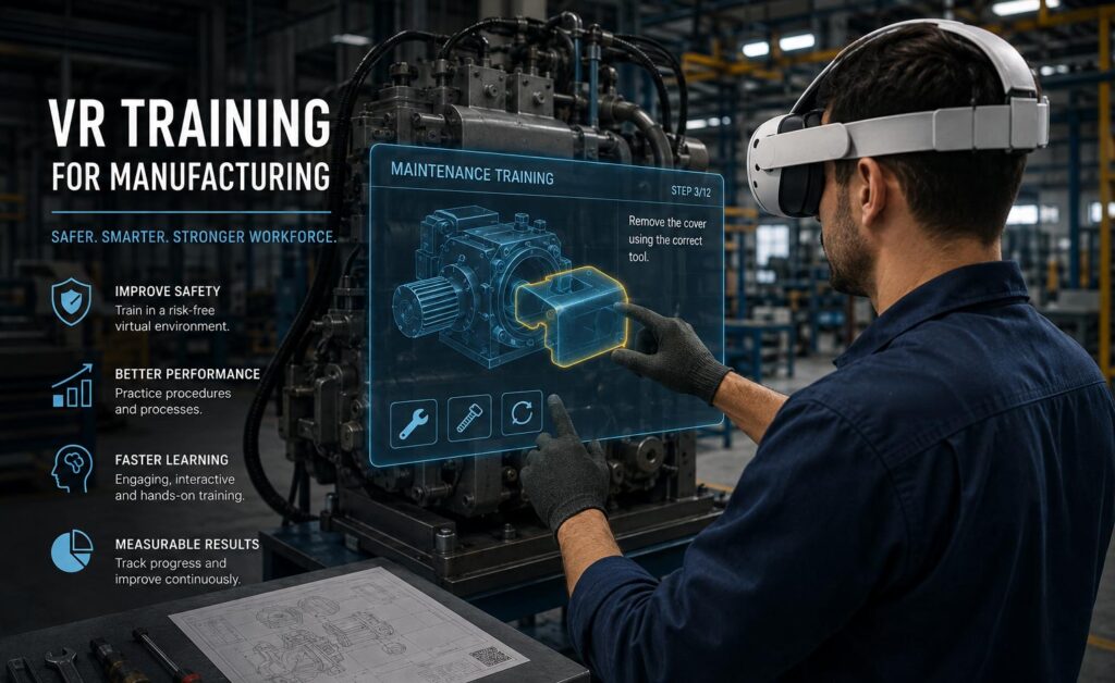 VR training for manufacturing