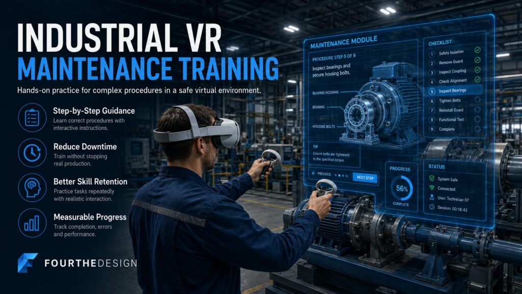 VR training for manufacturing