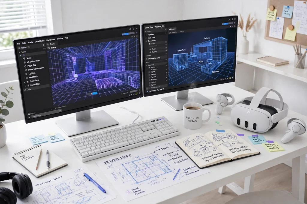 VR application development