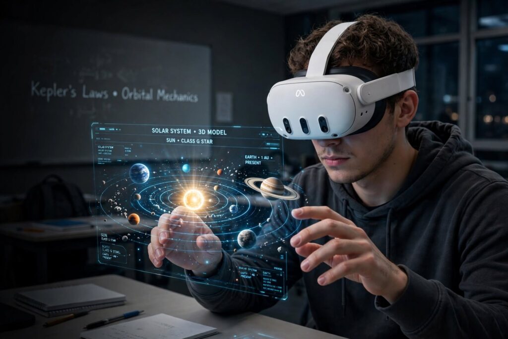 vr holographic system