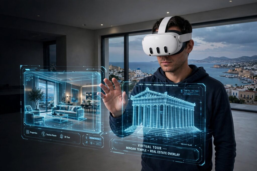 vr holographic in crete